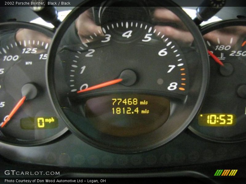 Black / Black 2002 Porsche Boxster