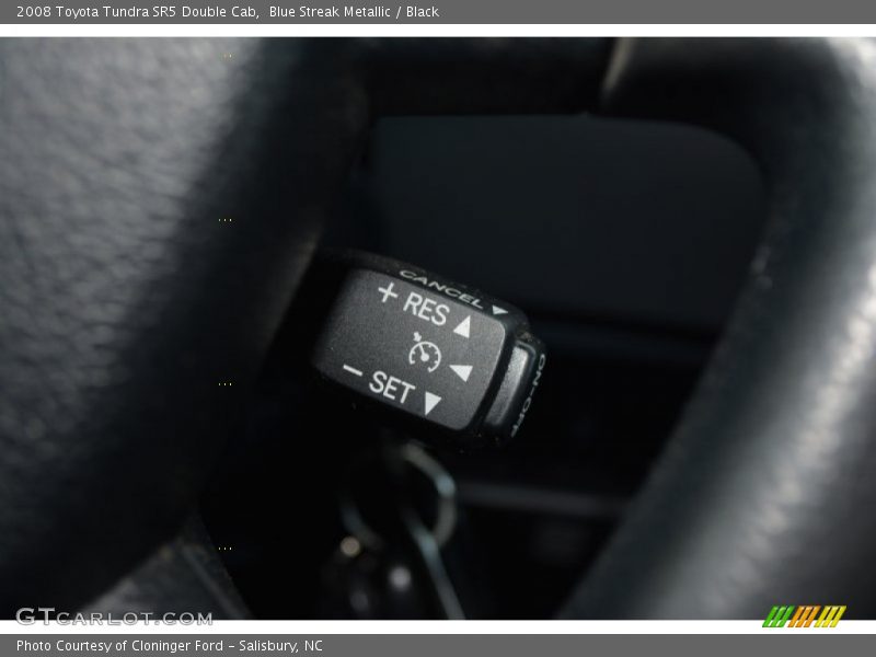 Blue Streak Metallic / Black 2008 Toyota Tundra SR5 Double Cab