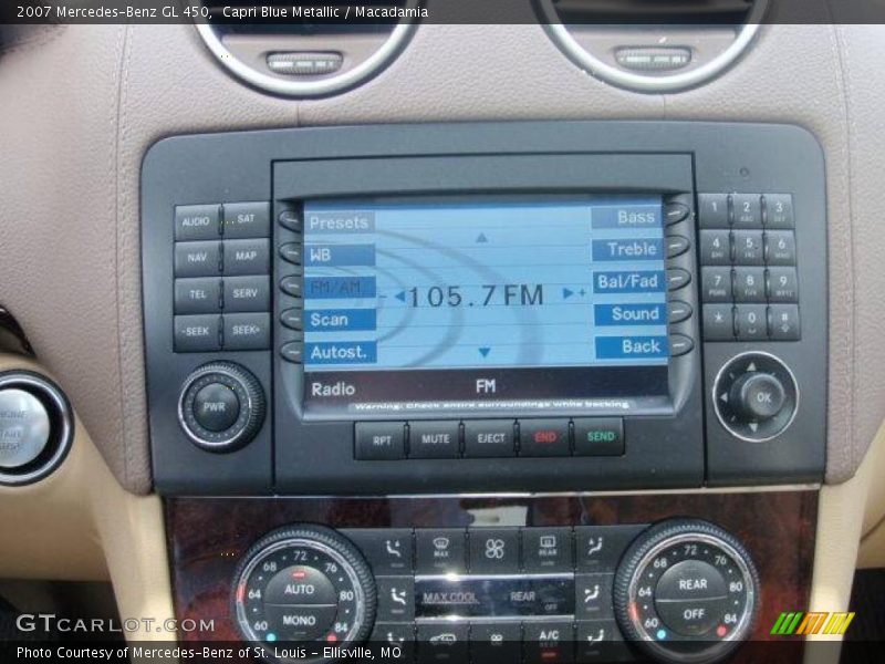 Capri Blue Metallic / Macadamia 2007 Mercedes-Benz GL 450