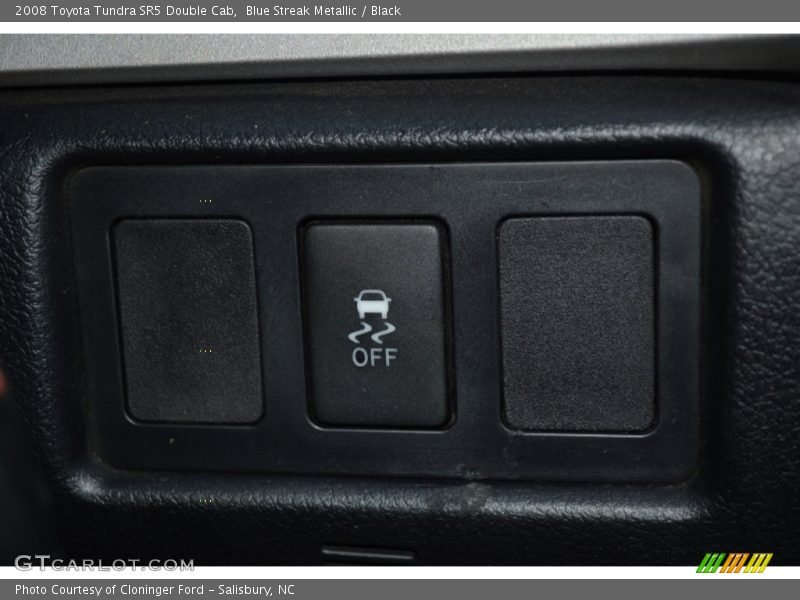 Blue Streak Metallic / Black 2008 Toyota Tundra SR5 Double Cab