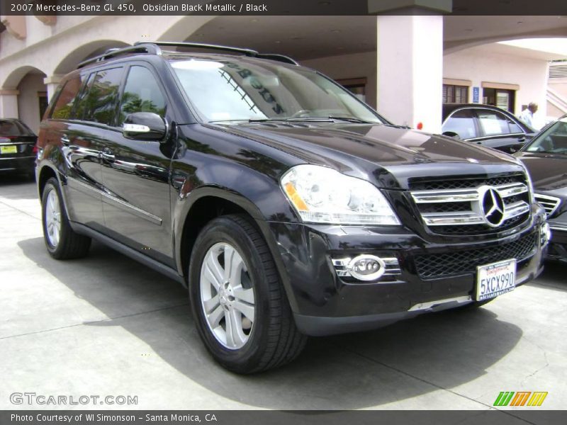 Obsidian Black Metallic / Black 2007 Mercedes-Benz GL 450