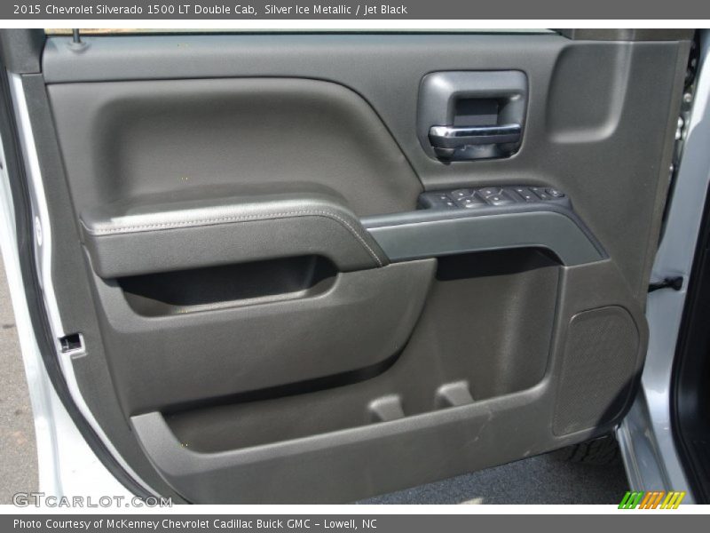Silver Ice Metallic / Jet Black 2015 Chevrolet Silverado 1500 LT Double Cab
