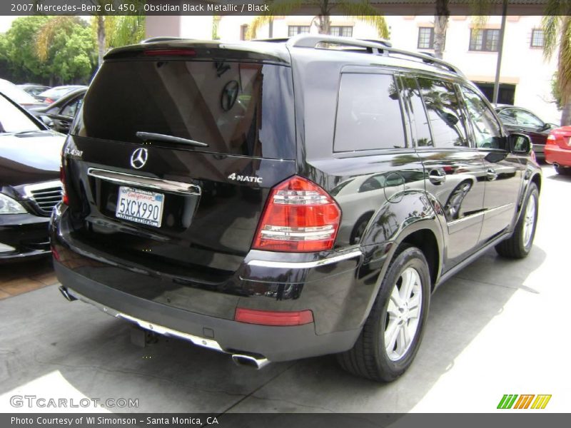 Obsidian Black Metallic / Black 2007 Mercedes-Benz GL 450