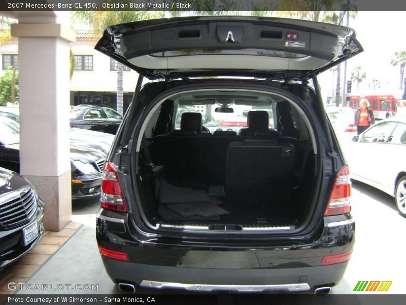 Obsidian Black Metallic / Black 2007 Mercedes-Benz GL 450
