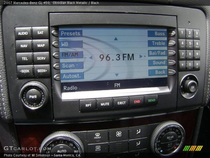 Obsidian Black Metallic / Black 2007 Mercedes-Benz GL 450