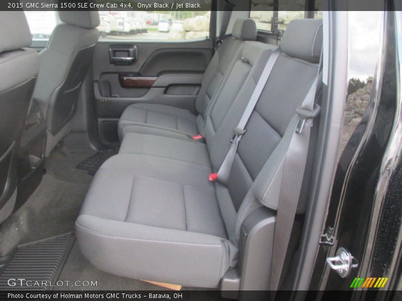 Rear Seat of 2015 Sierra 1500 SLE Crew Cab 4x4