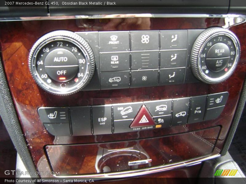 Obsidian Black Metallic / Black 2007 Mercedes-Benz GL 450