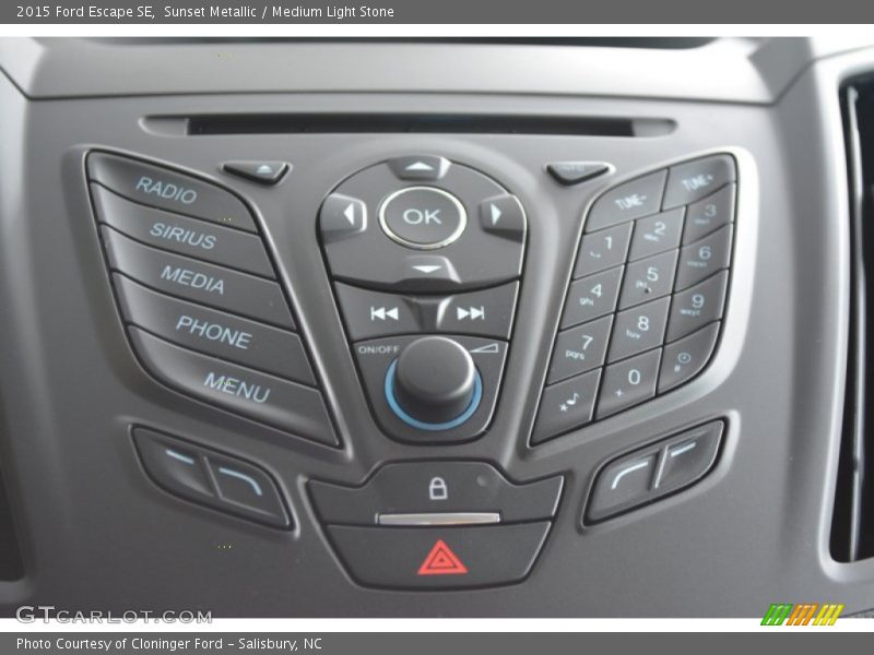 Controls of 2015 Escape SE