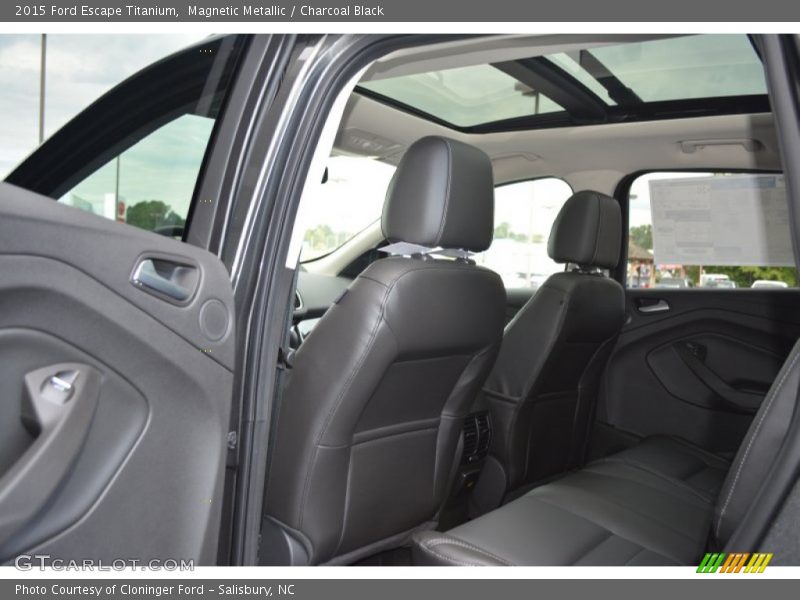 Magnetic Metallic / Charcoal Black 2015 Ford Escape Titanium