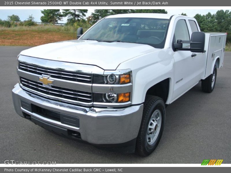 Front 3/4 View of 2015 Silverado 2500HD WT Double Cab 4x4 Utility
