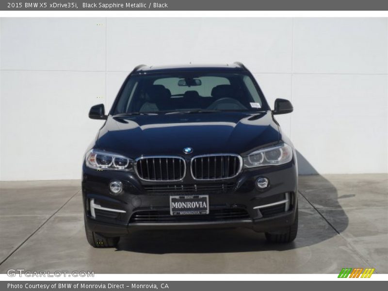 Black Sapphire Metallic / Black 2015 BMW X5 xDrive35i