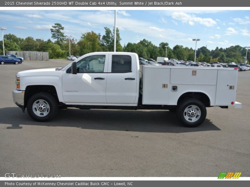  2015 Silverado 2500HD WT Double Cab 4x4 Utility Summit White