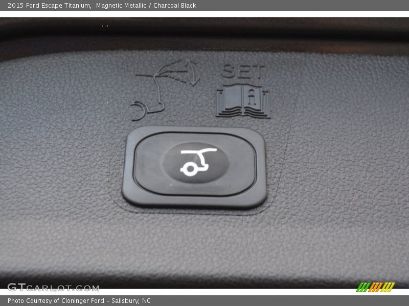 Magnetic Metallic / Charcoal Black 2015 Ford Escape Titanium