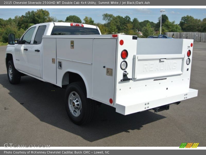 Summit White / Jet Black/Dark Ash 2015 Chevrolet Silverado 2500HD WT Double Cab 4x4 Utility