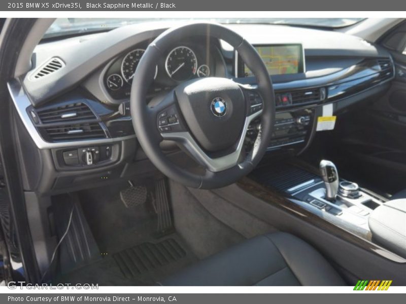 Black Sapphire Metallic / Black 2015 BMW X5 xDrive35i
