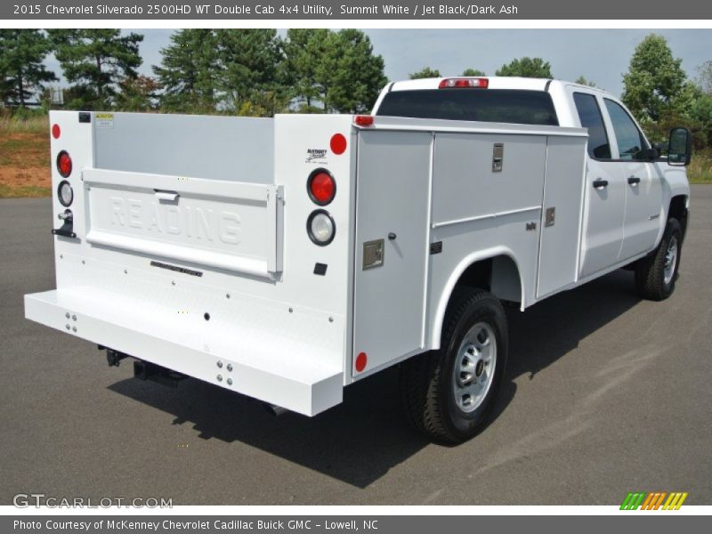 Summit White / Jet Black/Dark Ash 2015 Chevrolet Silverado 2500HD WT Double Cab 4x4 Utility
