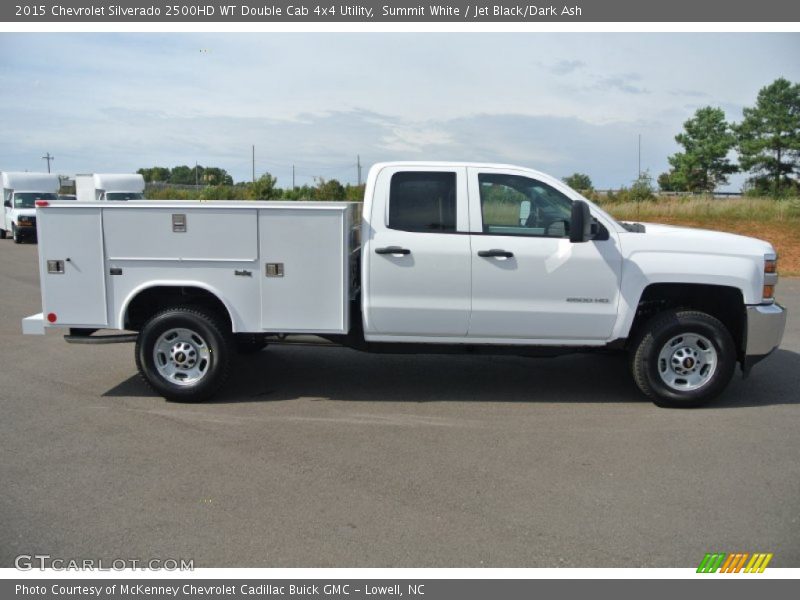 Summit White / Jet Black/Dark Ash 2015 Chevrolet Silverado 2500HD WT Double Cab 4x4 Utility