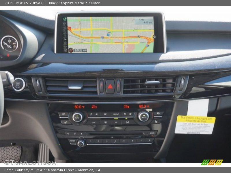 Navigation of 2015 X5 xDrive35i