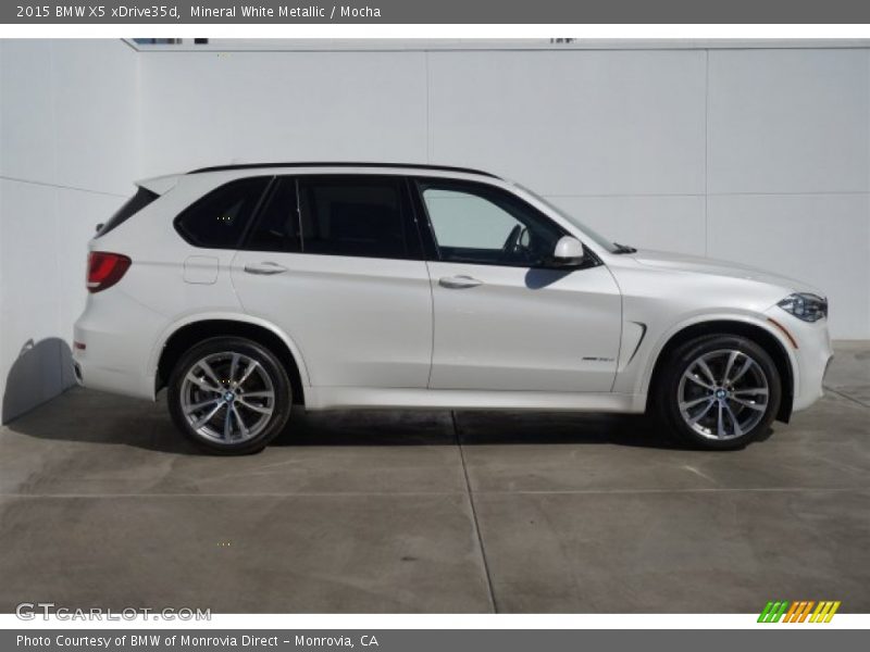 Mineral White Metallic / Mocha 2015 BMW X5 xDrive35d