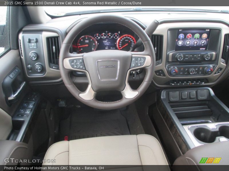 Sonoma Red Metallic / Cocoa/Dune 2015 GMC Sierra 1500 Denali Crew Cab 4x4