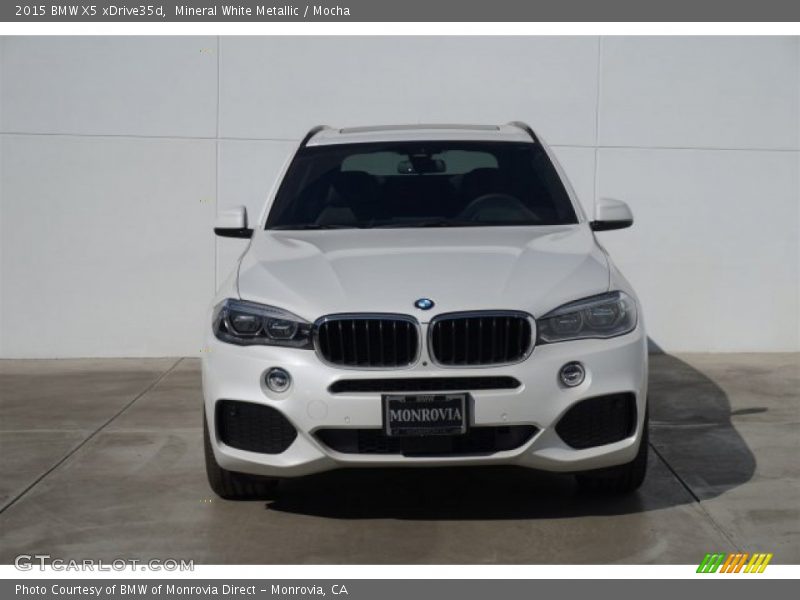 Mineral White Metallic / Mocha 2015 BMW X5 xDrive35d