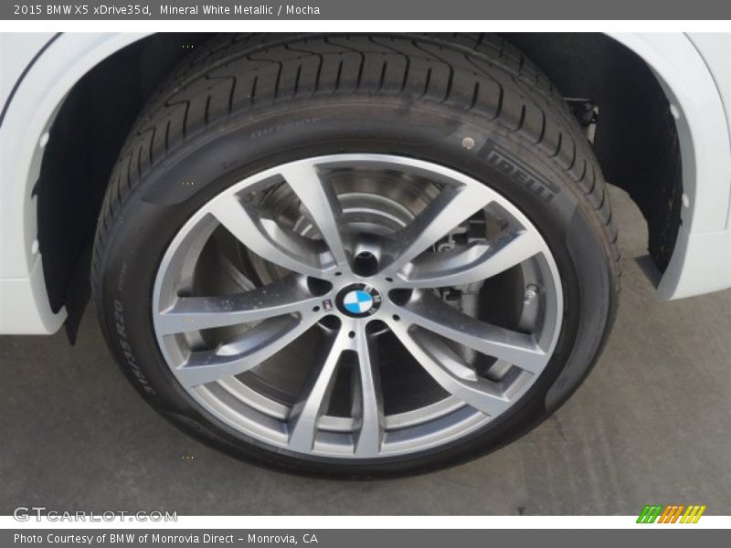 Mineral White Metallic / Mocha 2015 BMW X5 xDrive35d