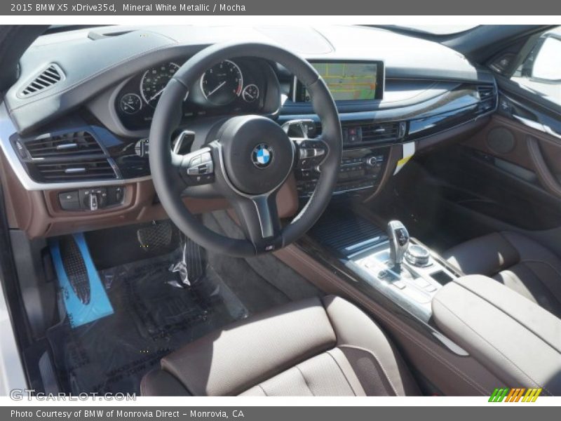 Mineral White Metallic / Mocha 2015 BMW X5 xDrive35d