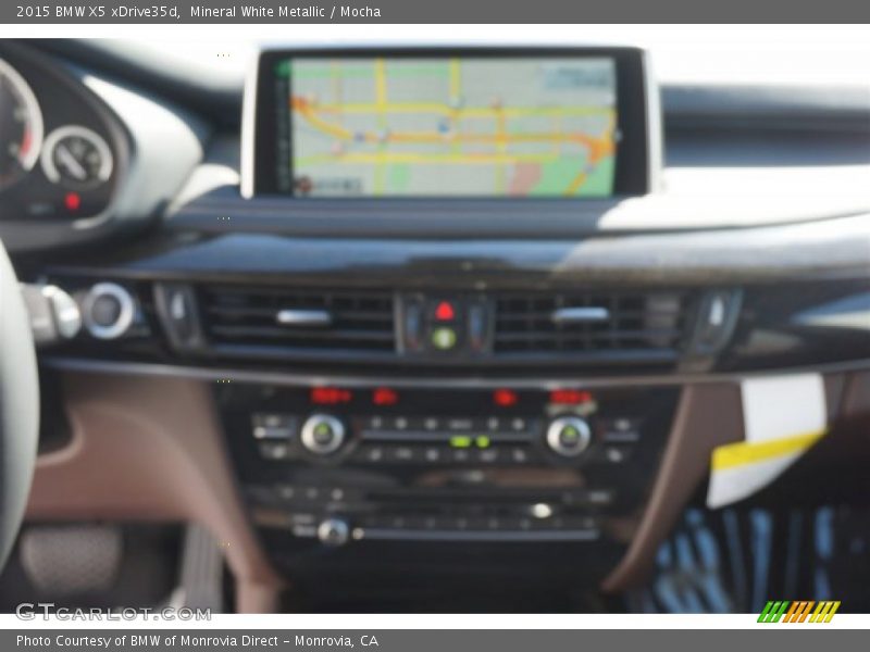 Mineral White Metallic / Mocha 2015 BMW X5 xDrive35d