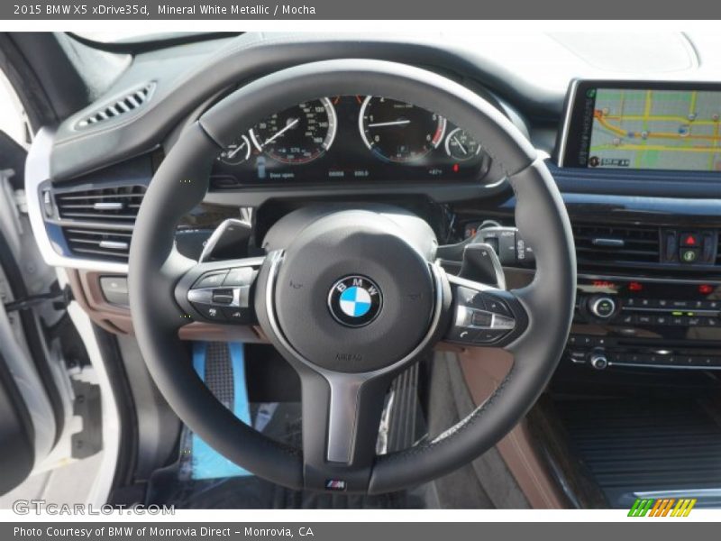 Mineral White Metallic / Mocha 2015 BMW X5 xDrive35d