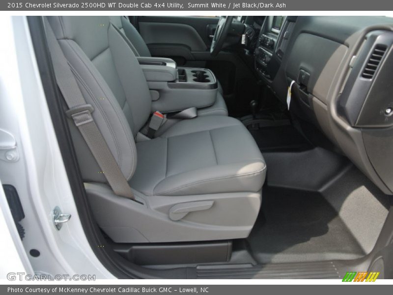 Front Seat of 2015 Silverado 2500HD WT Double Cab 4x4 Utility