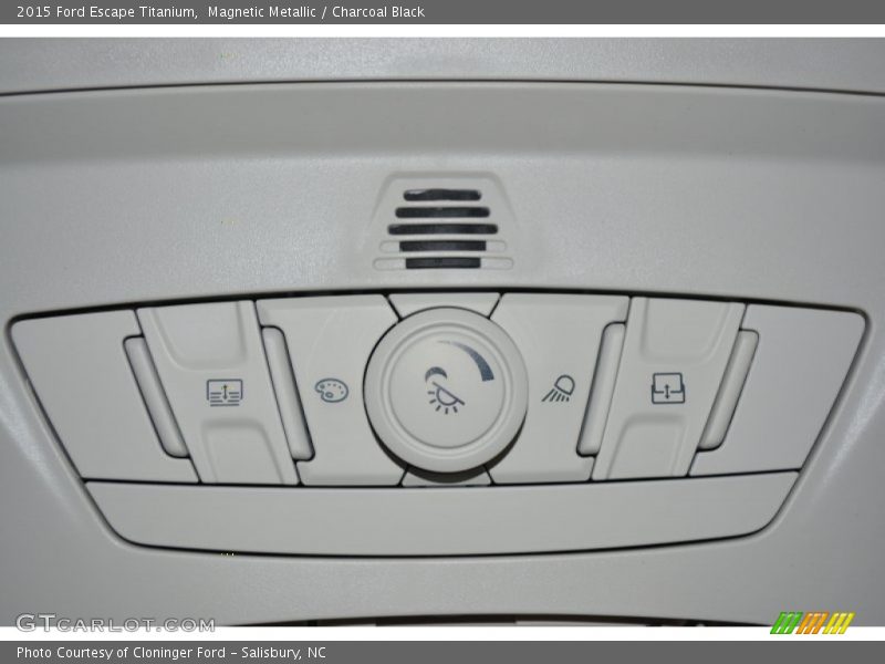 Magnetic Metallic / Charcoal Black 2015 Ford Escape Titanium