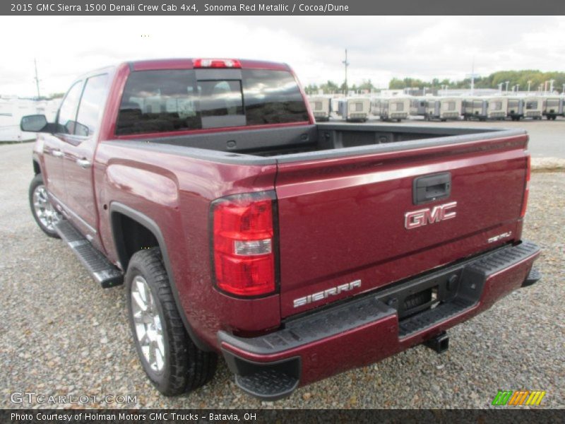 Sonoma Red Metallic / Cocoa/Dune 2015 GMC Sierra 1500 Denali Crew Cab 4x4