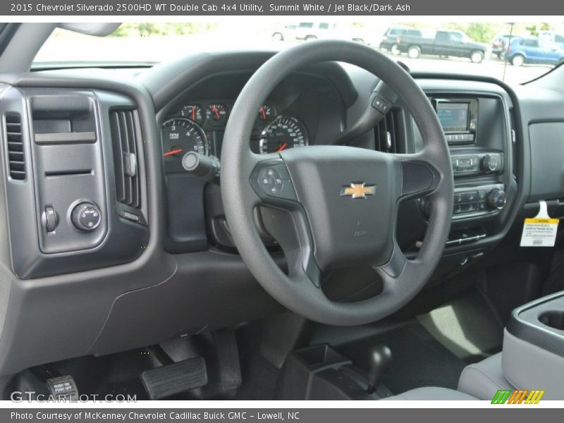 Summit White / Jet Black/Dark Ash 2015 Chevrolet Silverado 2500HD WT Double Cab 4x4 Utility
