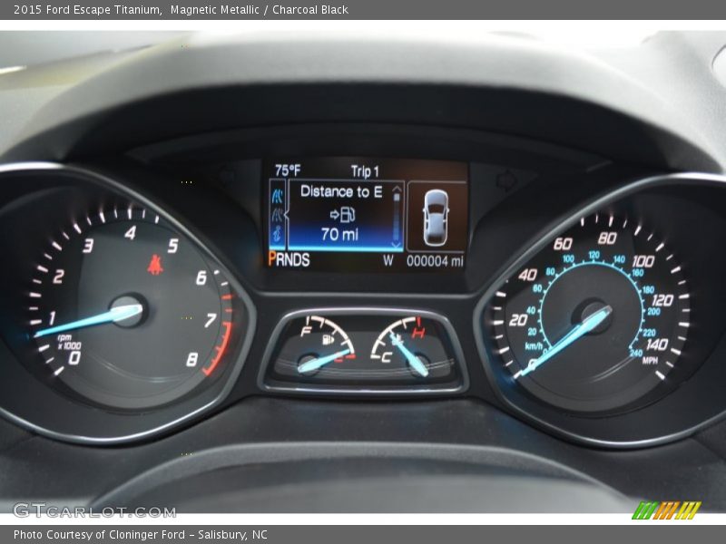  2015 Escape Titanium Titanium Gauges