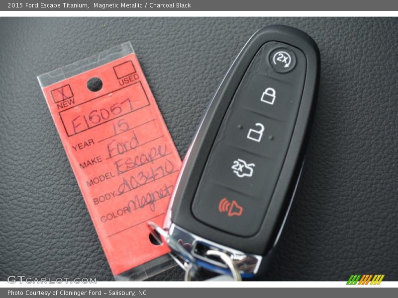 Keys of 2015 Escape Titanium