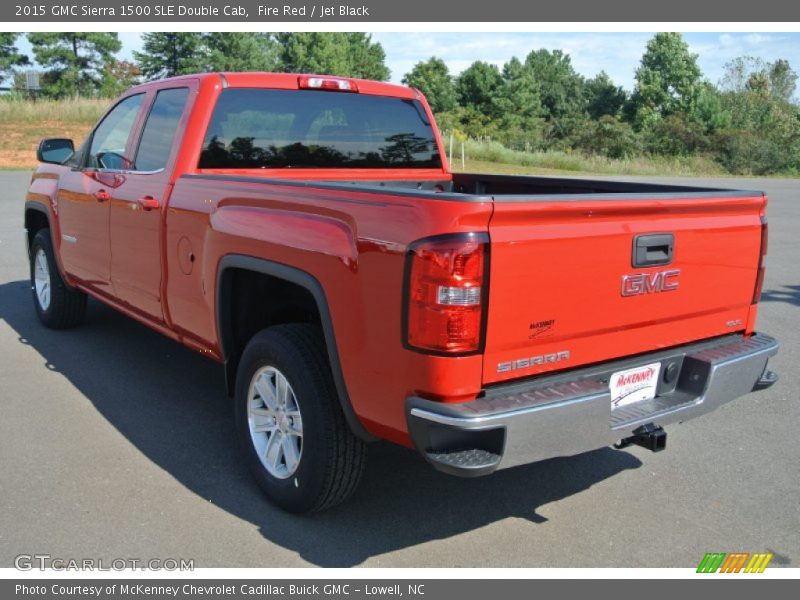 Fire Red / Jet Black 2015 GMC Sierra 1500 SLE Double Cab