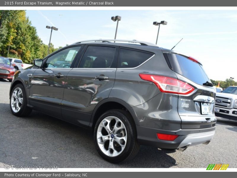 Magnetic Metallic / Charcoal Black 2015 Ford Escape Titanium