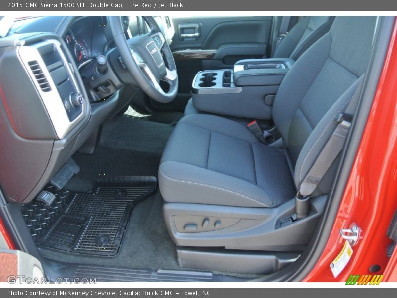 Fire Red / Jet Black 2015 GMC Sierra 1500 SLE Double Cab