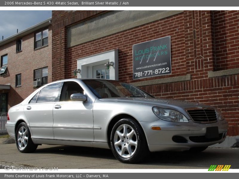 Brilliant Silver Metallic / Ash 2006 Mercedes-Benz S 430 4Matic Sedan