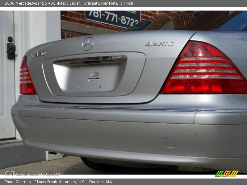 Brilliant Silver Metallic / Ash 2006 Mercedes-Benz S 430 4Matic Sedan