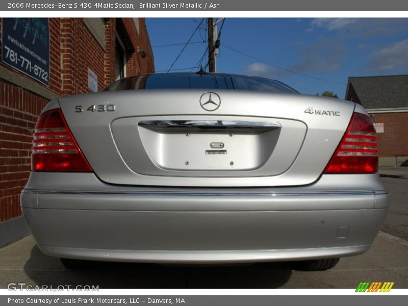 Brilliant Silver Metallic / Ash 2006 Mercedes-Benz S 430 4Matic Sedan