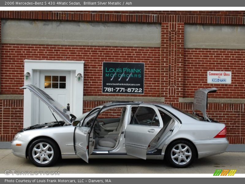 Brilliant Silver Metallic / Ash 2006 Mercedes-Benz S 430 4Matic Sedan