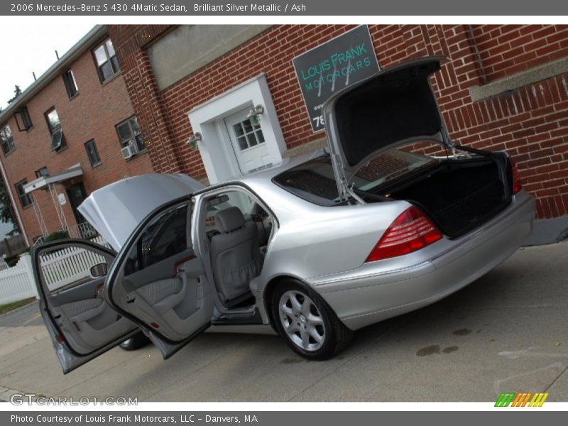 Brilliant Silver Metallic / Ash 2006 Mercedes-Benz S 430 4Matic Sedan