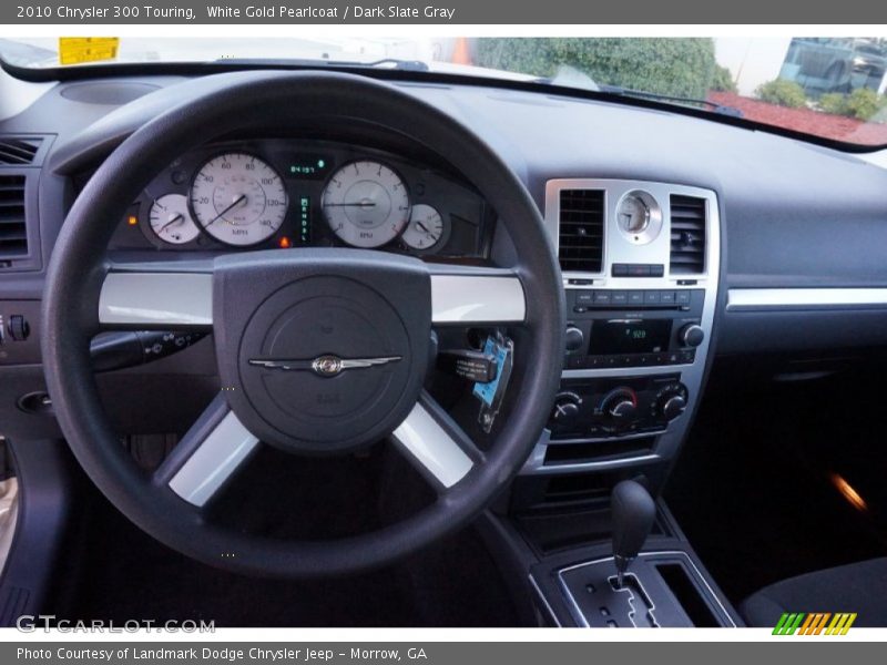White Gold Pearlcoat / Dark Slate Gray 2010 Chrysler 300 Touring