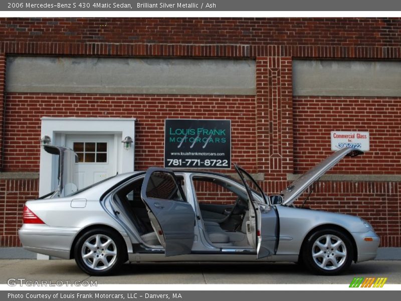 Brilliant Silver Metallic / Ash 2006 Mercedes-Benz S 430 4Matic Sedan