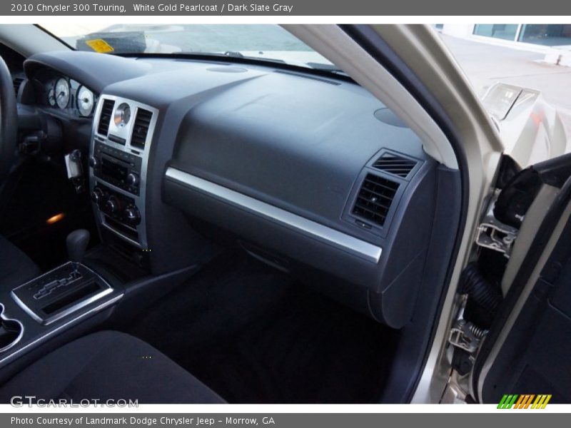 White Gold Pearlcoat / Dark Slate Gray 2010 Chrysler 300 Touring