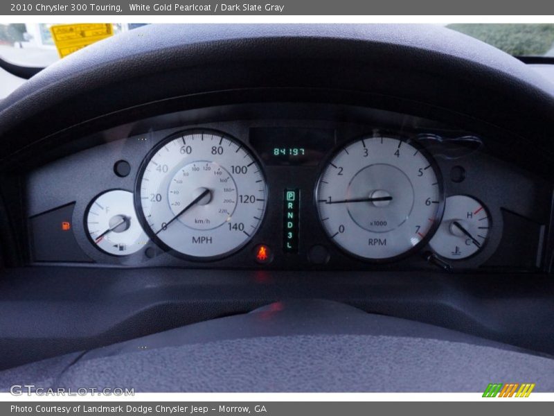 White Gold Pearlcoat / Dark Slate Gray 2010 Chrysler 300 Touring