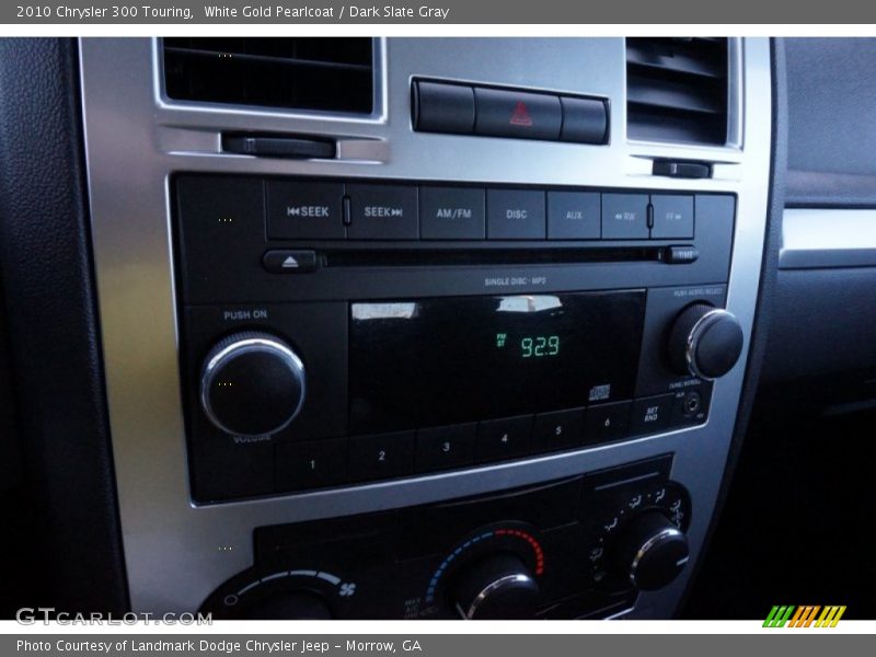 White Gold Pearlcoat / Dark Slate Gray 2010 Chrysler 300 Touring
