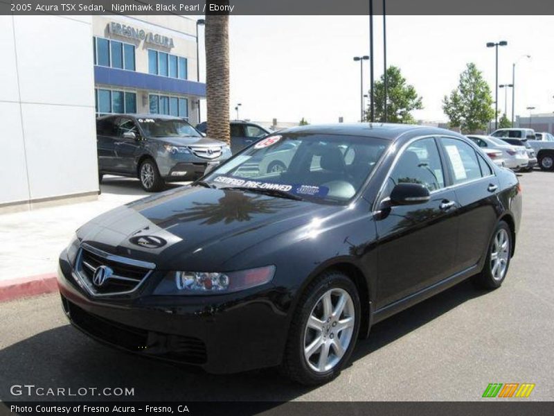 Nighthawk Black Pearl / Ebony 2005 Acura TSX Sedan