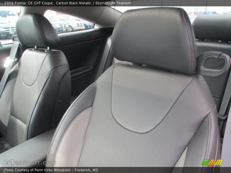 Carbon Black Metallic / Ebony/Light Titanium 2009 Pontiac G6 GXP Coupe